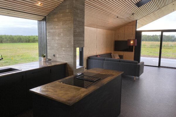 Sommerhus med idealcombi Frame IC vinduer