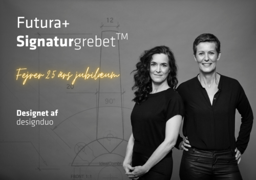 Signaturgrebet designet af DesignDuo